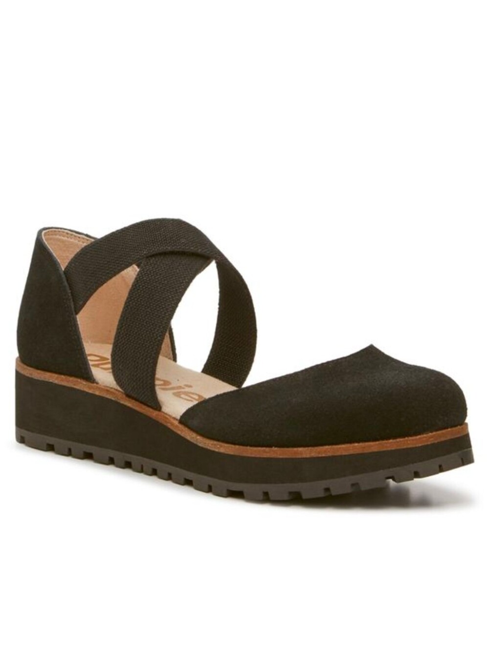 Hush Puppies Emma Cross Strap Wedge Slip-On - Size US 11